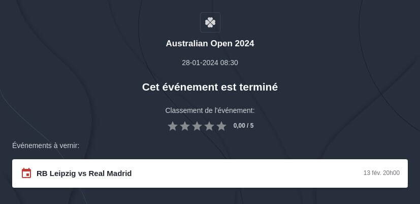 Pronostic Open Australie 2024