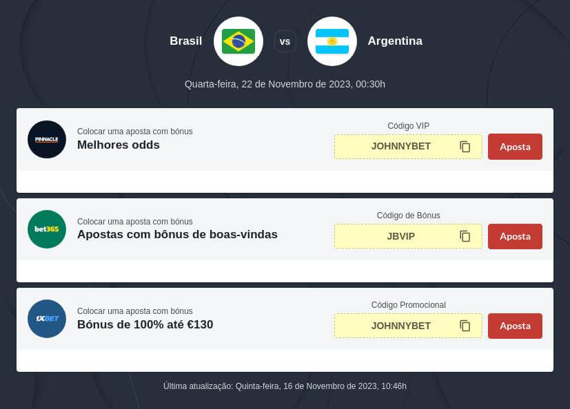 Brasil x Argentina nas Eliminatórias 2026 nas Apostas