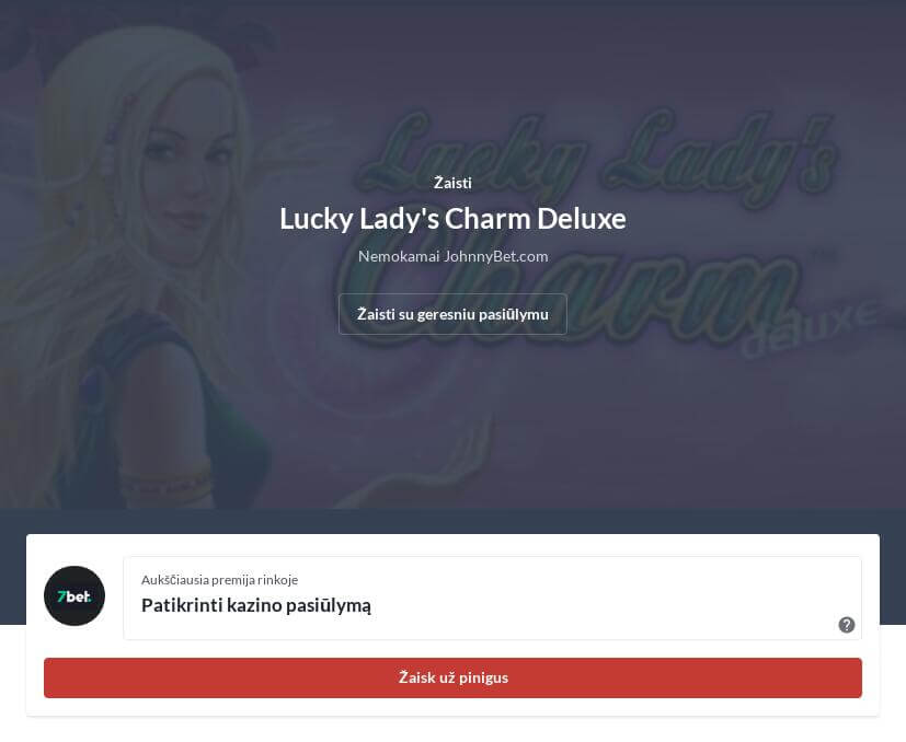 Žaisti Lucky Lady's Charm Deluxe