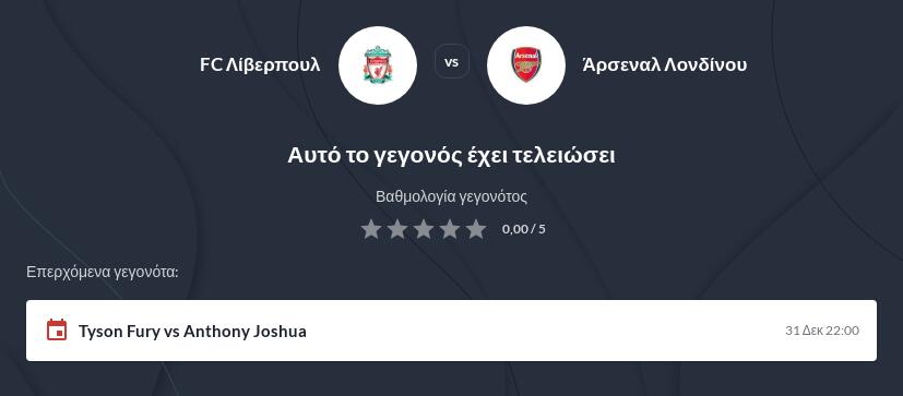 Λίβερπουλ – Άρσεναλ Προγνωστικά Μάιος