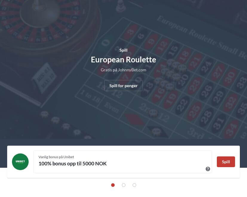 Roulette Online i Norge