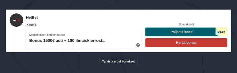 Pikakasinot netissä