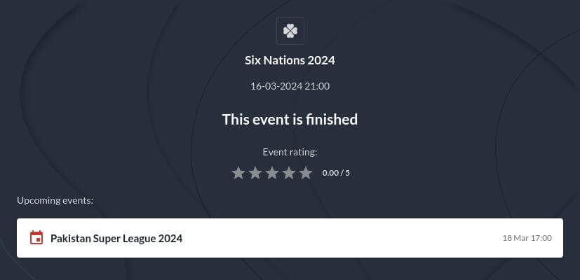 Six Nations 2024 Betting Odds