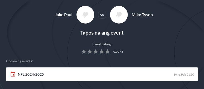 Jake Paul vs Mike Tyson Betting Odds