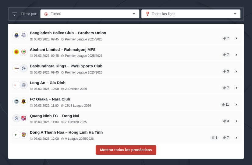 Pronóstico Liga BetPlay Dimayor