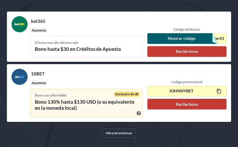 ¿Cuál es mejor 1XBET o bet365?