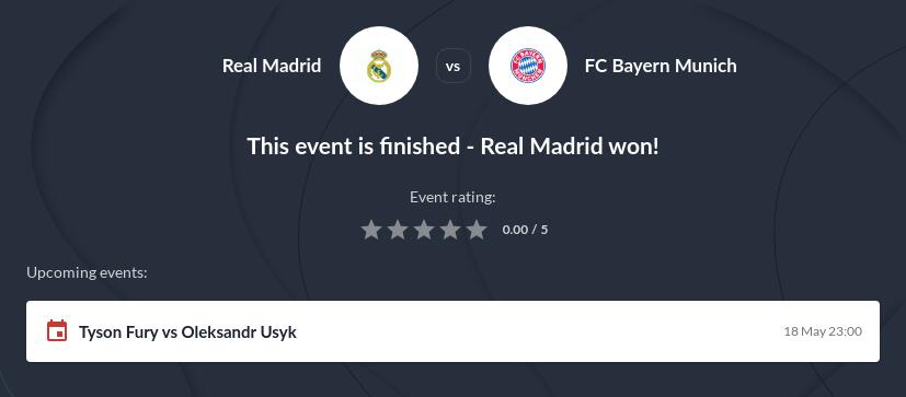 Bayern Munich vs Real Madrid Prediction