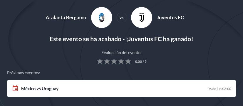 Pronósticos Atalanta vs Juventus
