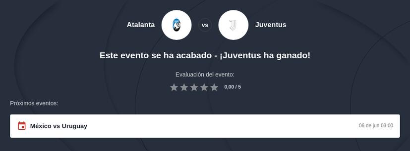 Pronósticos Atalanta vs Juventus