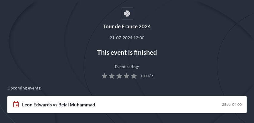 Tour de France 2024 Betting Odds