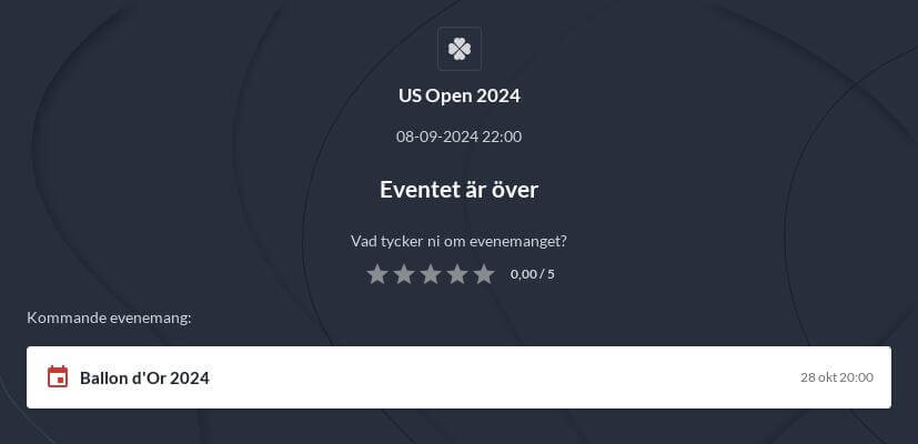 US Open 2024 Tennis Speltips