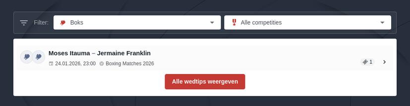 Wedden op YouTube Bokspartijen