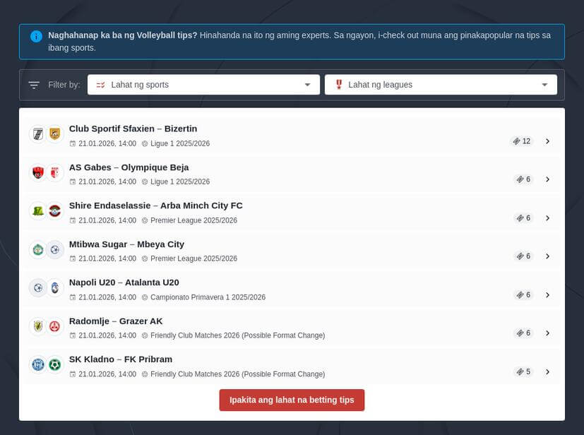 Paano Tumaya sa Volleyball Online