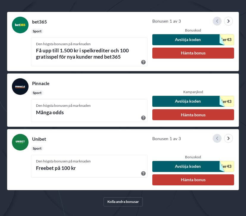 Arbitrage och säkra spel