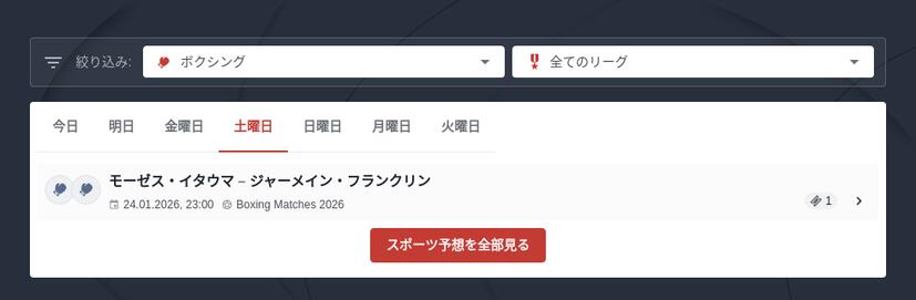 ボクシングブックメーカーの賭け方