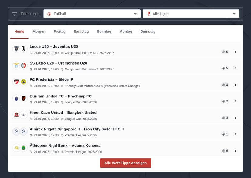 Sichere Fußball Wett Tipps