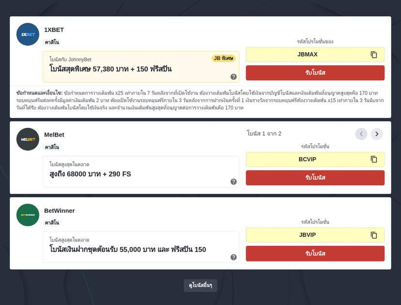 โบนัสวันเกิดแจกเครดิตฟรี