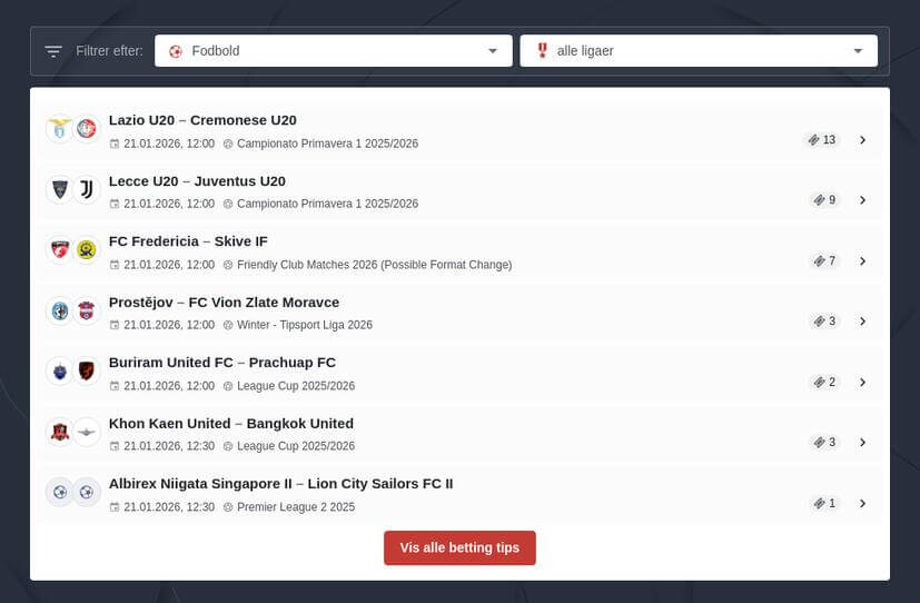 Betalte Betting Tips