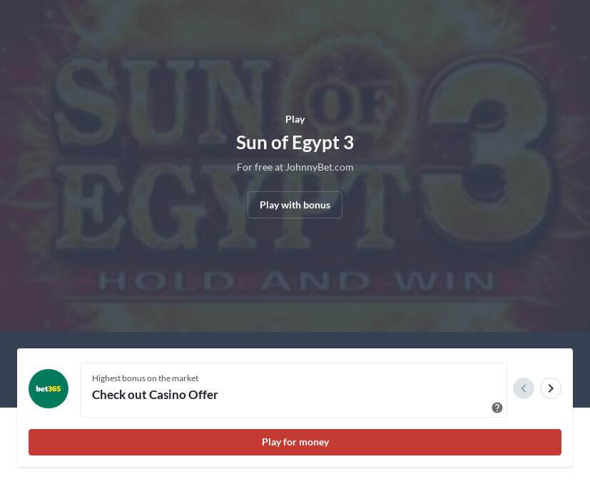 Crown of Egypt Online Slot Machine