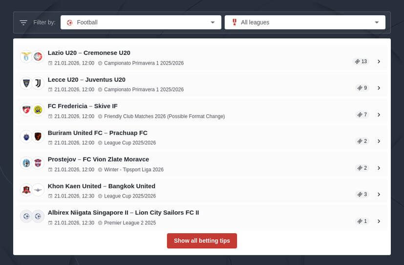 Accumulator Betting Tips