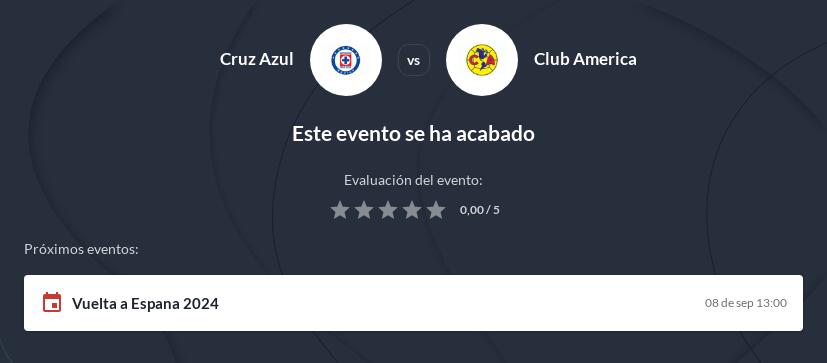 Pronóstico ganador Cruz Azul vs América