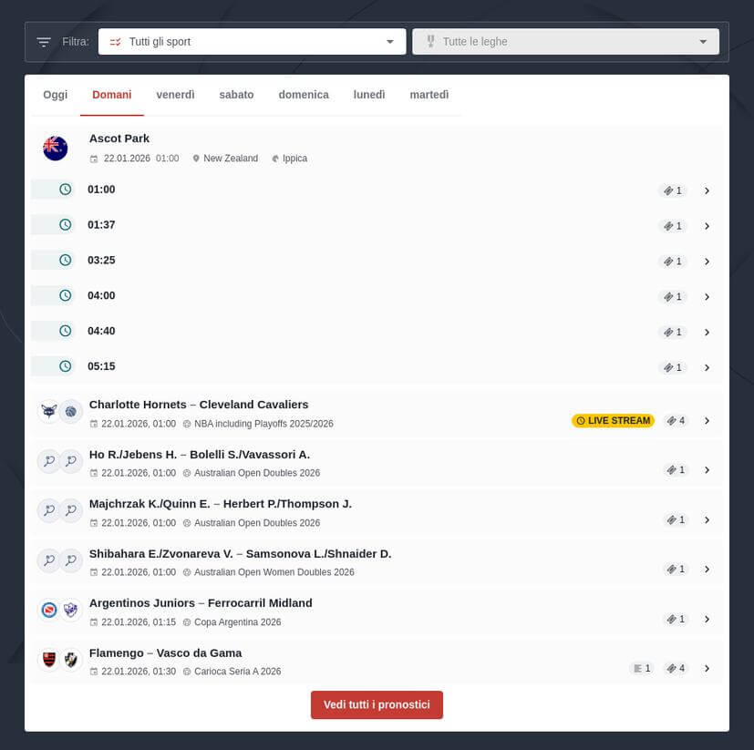 Pronostici a pagamento