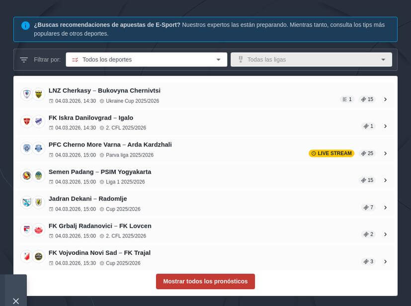 Consejos de Apuestas League of Legends