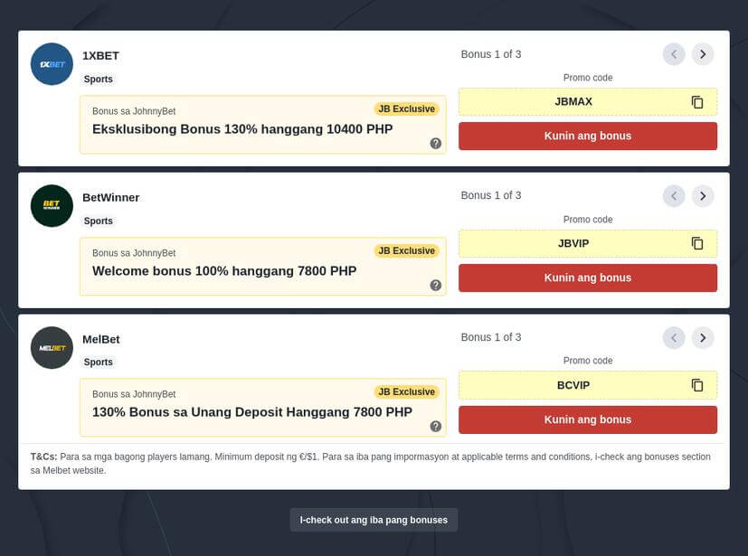 Ano Ang Back and Lay Bets