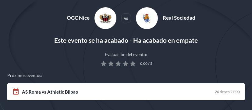 Pronóstico gratis de Nice vs Real Sociedad