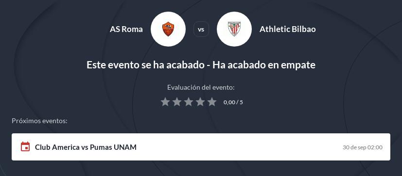 Pronóstico Roma vs Athletic Bilbao