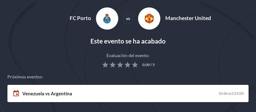 Pronóstico Porto vs Manchester United