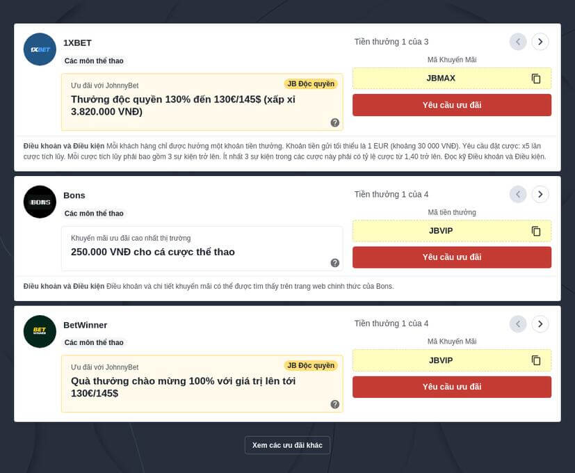 Các thuật ngữ phổ biến trong cá cược bóng đá