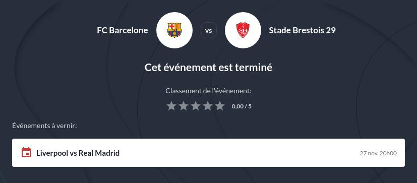 Pronostic FC Barcelone vs Brest