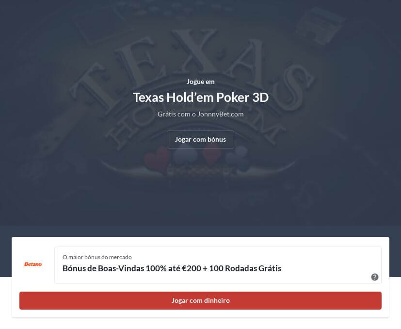 Texas holdem poker online: como e onde jogar