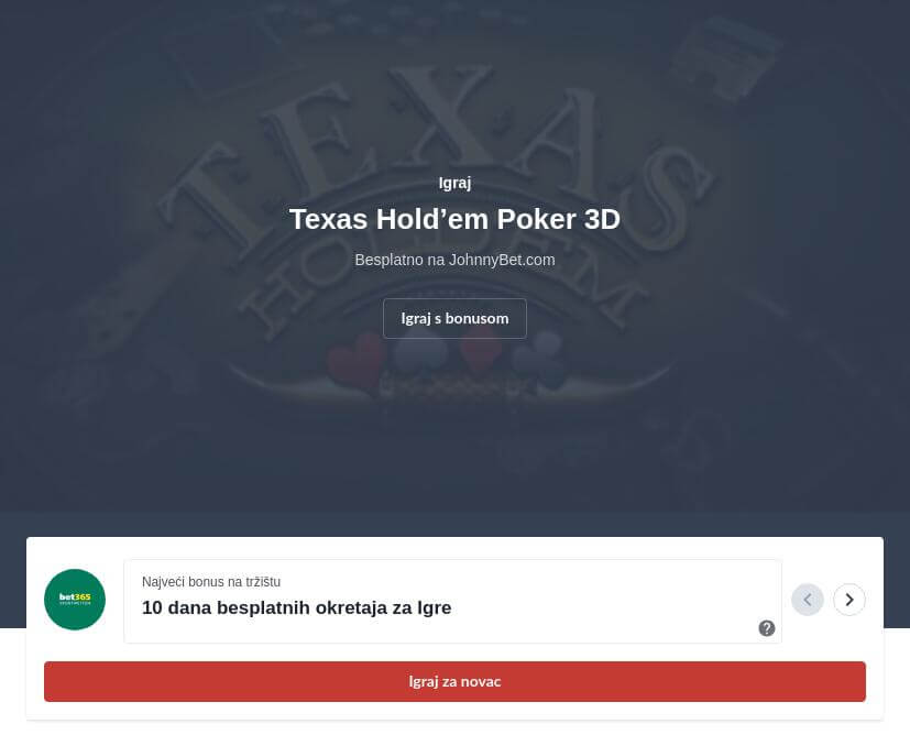 Besplatne poker igre online