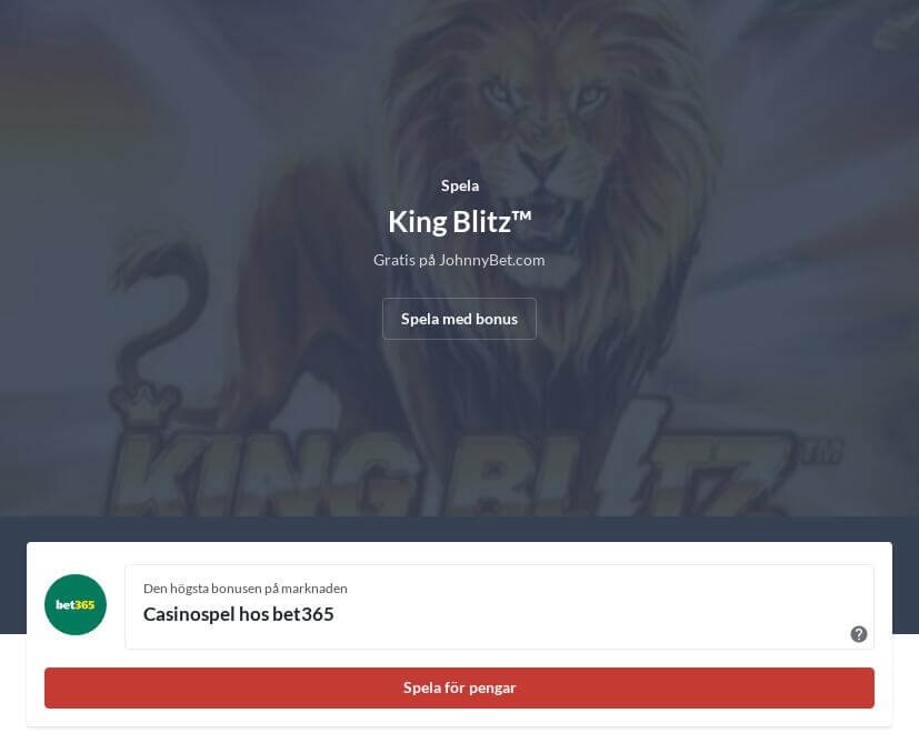 Spela King Blitz gratis