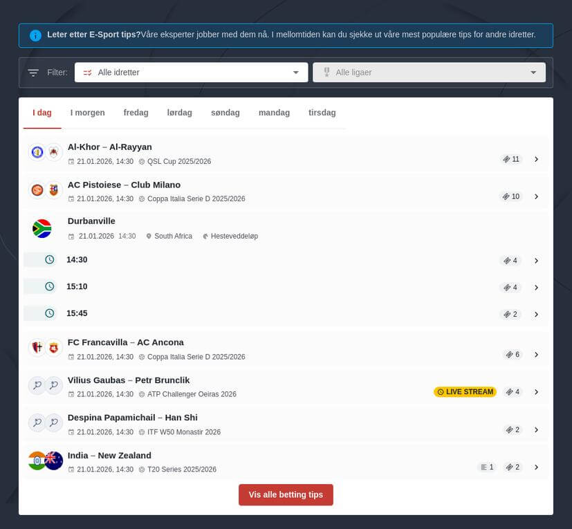 Rocket League Odds på Nett