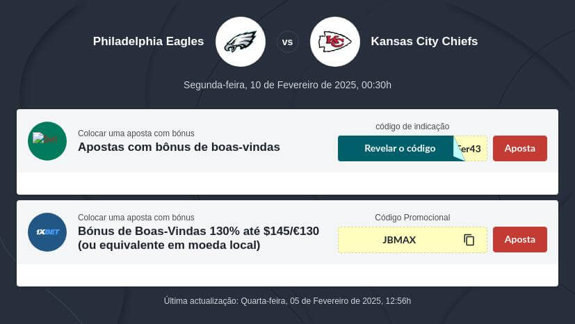 Prognóstico Super Bowl 2025