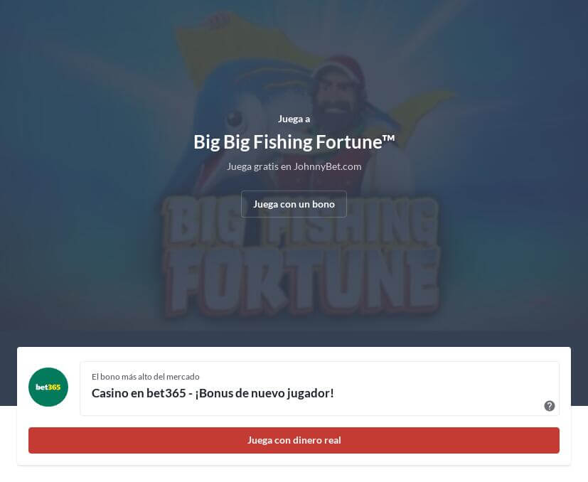 Big Fishing Fortune tragaperras online