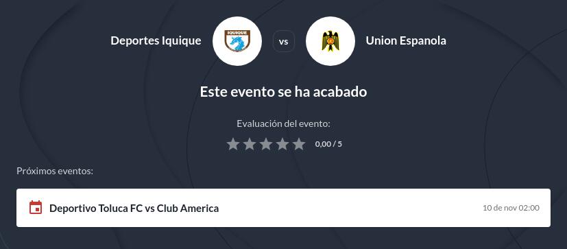 Pronóstico Deportes Iquique vs Unión Española