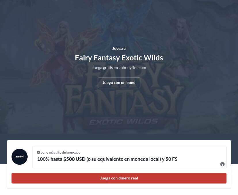 Fairy Fantasy Exotic Wilds Slot Demo Sin Registrarse