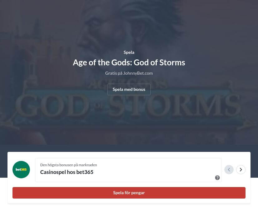 Spela Age of the Gods: God of Storms gratis