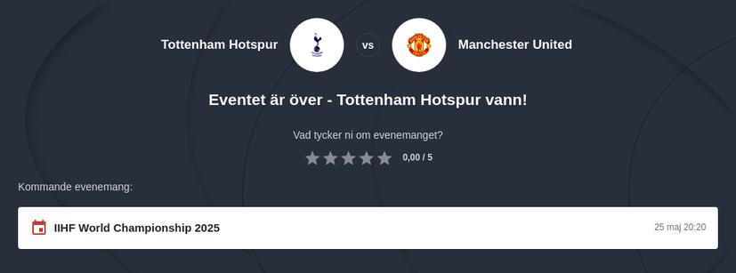 Betta på Europa League final 2025: speltips