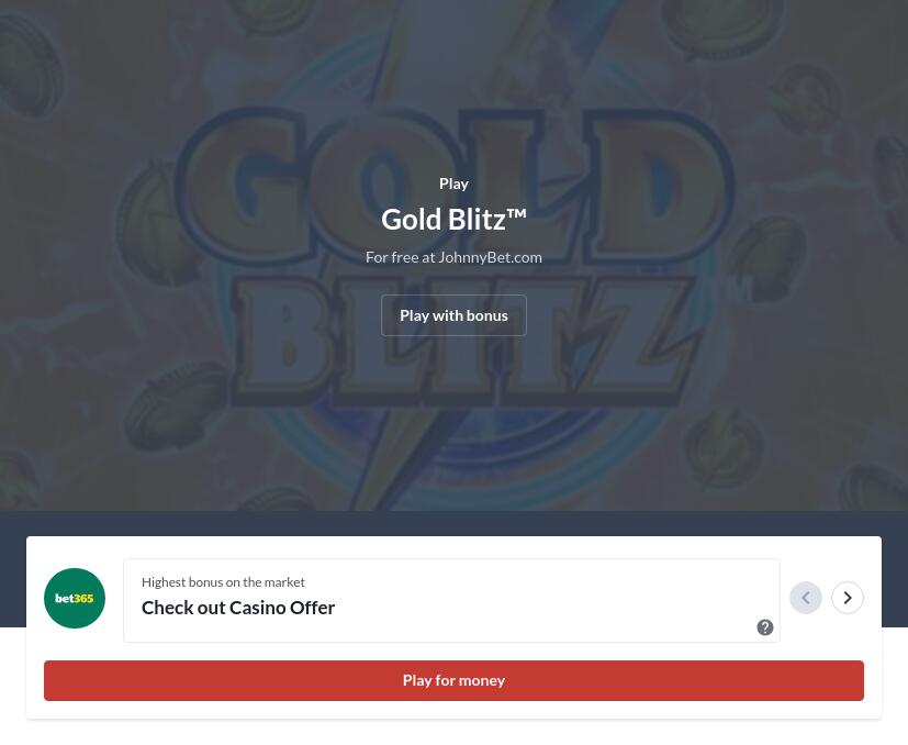 Gold Blitz Free Play