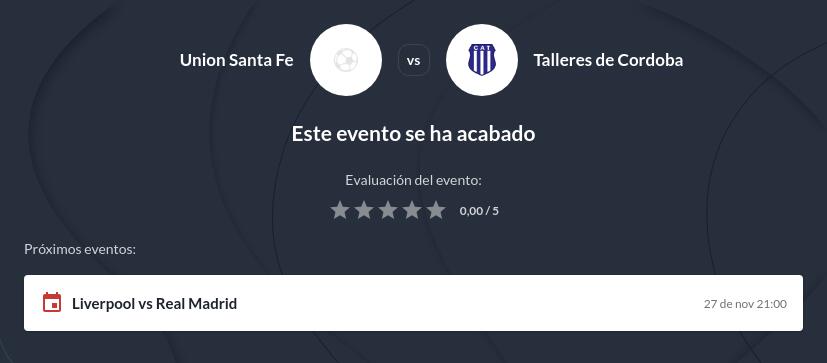 Pronóstico Unión vs Talleres Córdoba