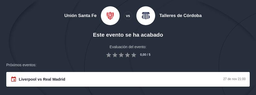 Pronóstico Unión vs Talleres Córdoba