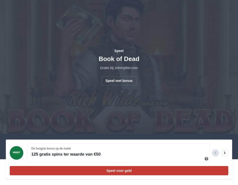 Book of Dead Gokkast Tips en Uitleg