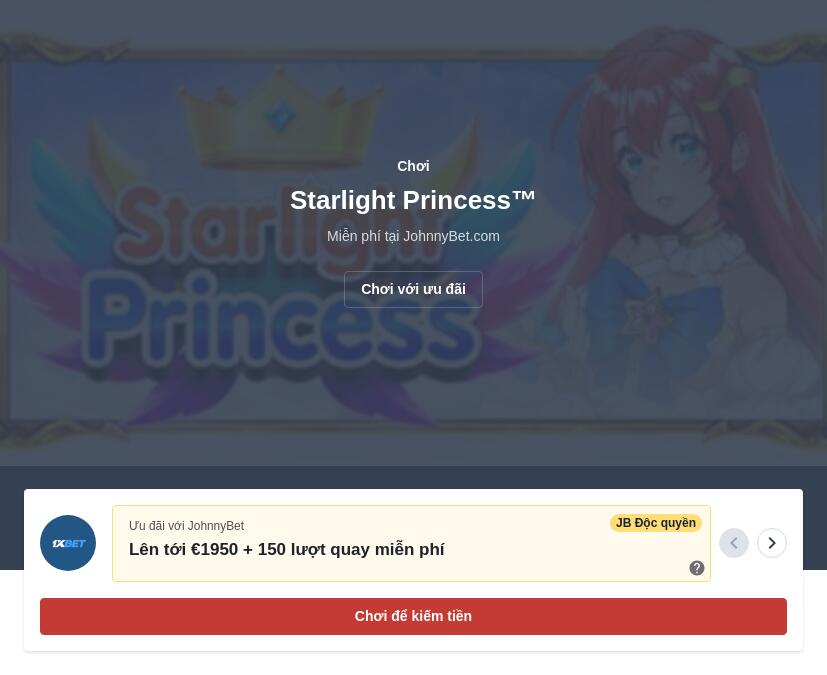 Cách chiến thắng Starlight Princess