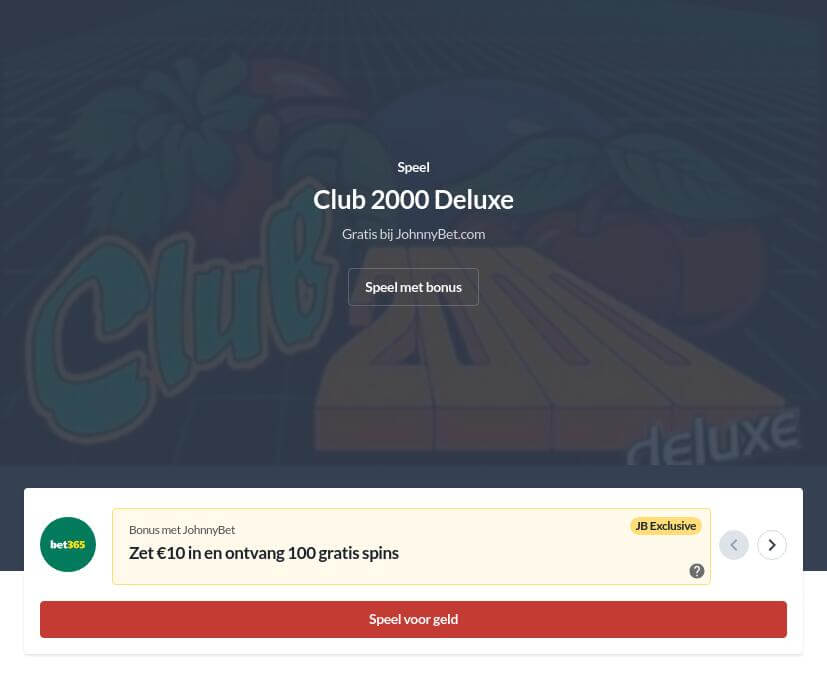 Club 2000 Gokkast Tips en Tricks