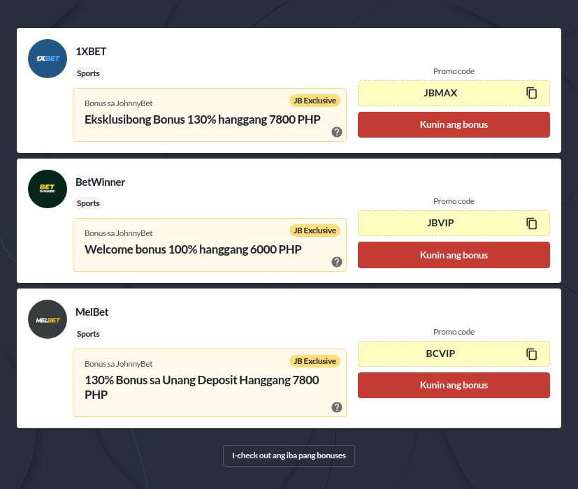 Mga Sports Betting Terms